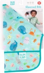 Bumkins Sleeved Bib Baby Bib, Toddler Bib, Smock, Waterproof Fabric, Fits Ages 6-24 Months - Image 6